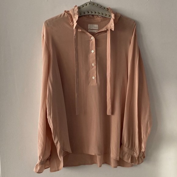 J Crew Tops - J Crew Silk Blouse